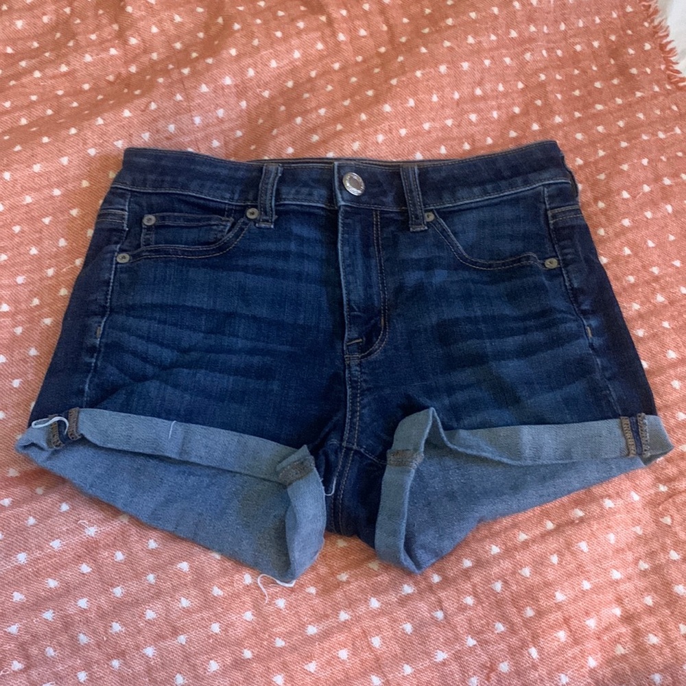 American Eagle Super Stretch High-rise Denim Shorts